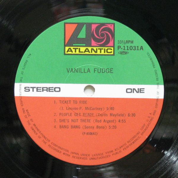 Vanilla Fudge - Vanilla Fudge (Vinyl, LP, Album, Stereo, Reissue) Very Good Plus (VG+) / Very Good (VG)