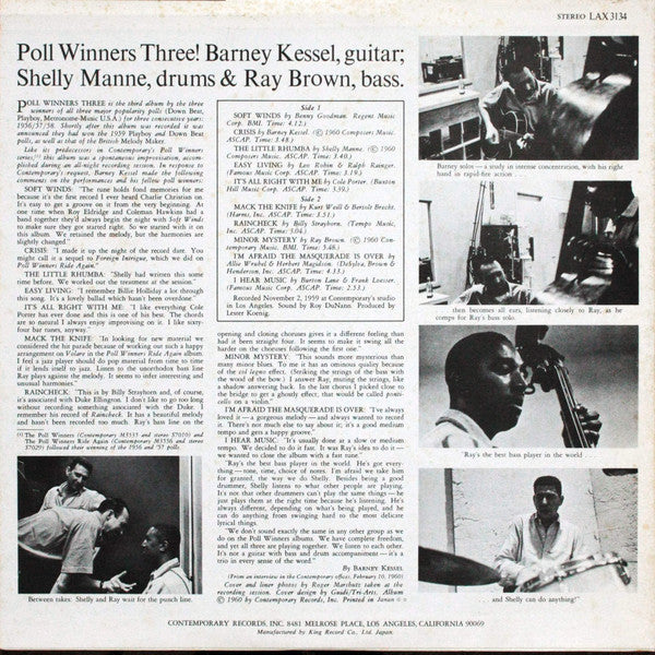 The Poll Winners - Poll Winners Three! (Vinyl, LP, Album, Limited E...
