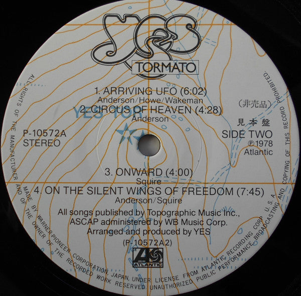 Yes - Tormato (Vinyl, LP, Album, Promo) Very Good Plus (VG+) / Very Good (VG)