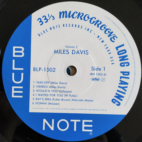 Miles Davis - Volume 2 (Vinyl, LP, Compilation, Reissue, Mono) Near Mint (NM or M-) / Near Mint (NM or M-)