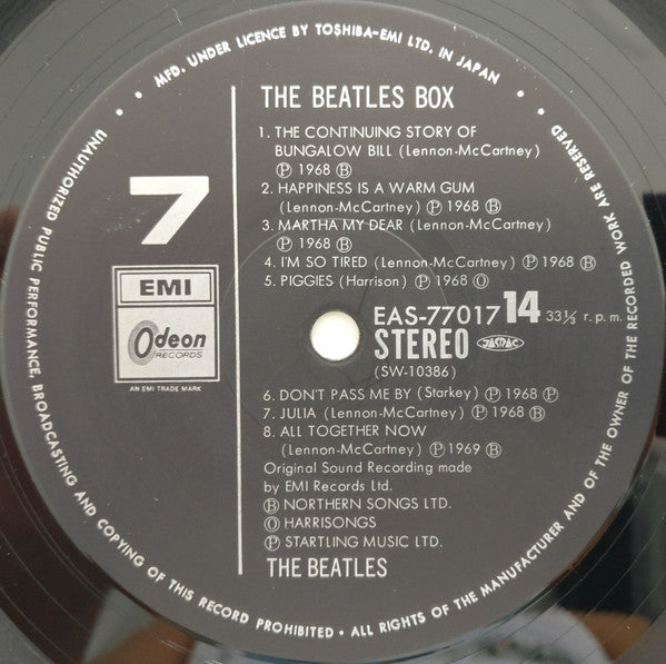 The Beatles - From Liverpool - The Beatles Box (8xVinyl, Box Set, LP, Compilation, Stereo) Very Good Plus (VG+) / Very Good (VG)