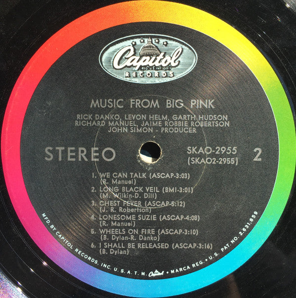 The Band - Music From Big Pink (Vinyl, LP, Album, Stereo) Good Plus (G+) / Good Plus (G+)