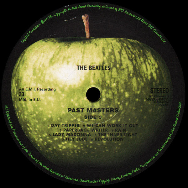 The Beatles - Past Masters (2xVinyl, LP, Compilation, Reissue, Remastered, Stereo, Mono) Near Mint (NM or M-) / Near Mint (NM or M-)