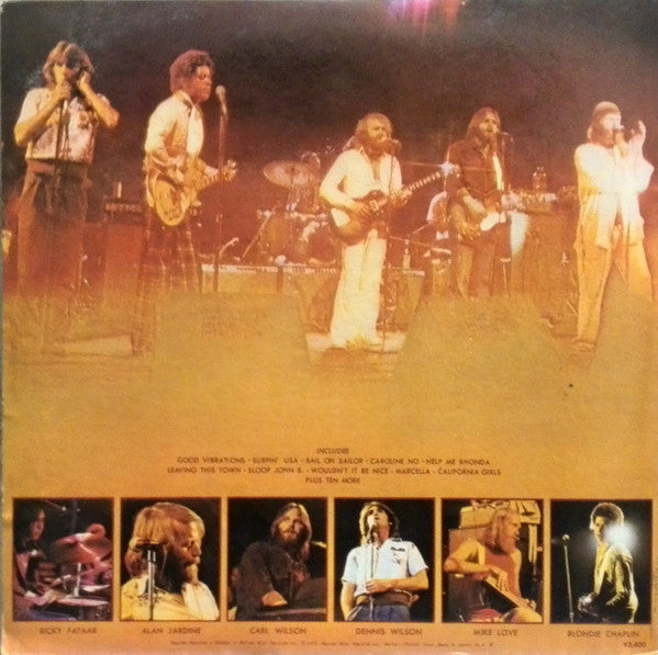 The Beach Boys - In Concert (2xVinyl, LP, Album) Very Good Plus (VG+) / Good Plus (G+)