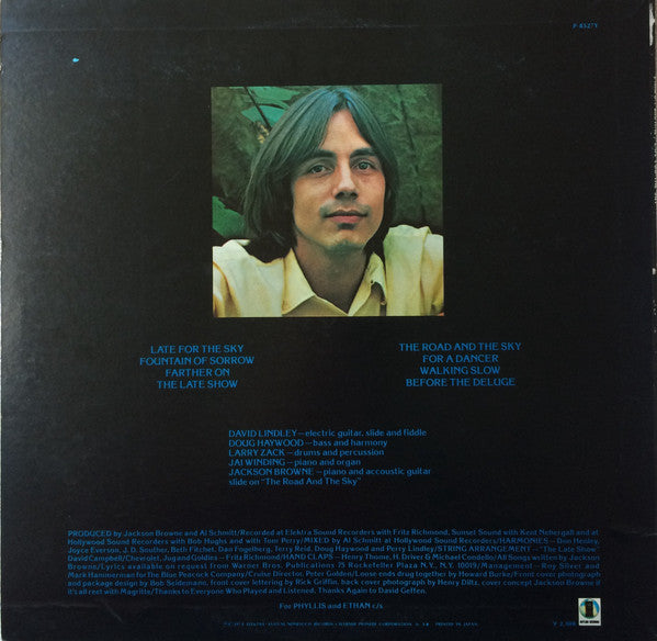 Jackson Browne - Late For The Sky (Vinyl, LP, Album)