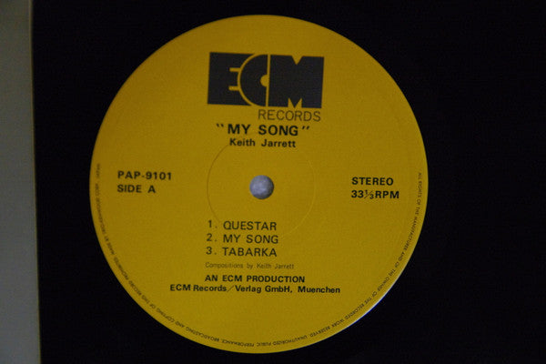Keith Jarrett - My Song (Vinyl, LP, Album)