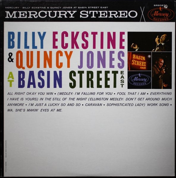 Billy Eckstine - At Basin Street East (Vinyl, LP) Very Good Plus (VG+) / Very Good (VG)