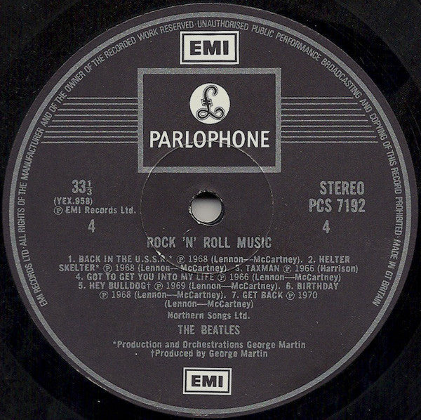 The Beatles - Rock 'N' Roll Music (Vinyl, LP, Album, Compilation, S...