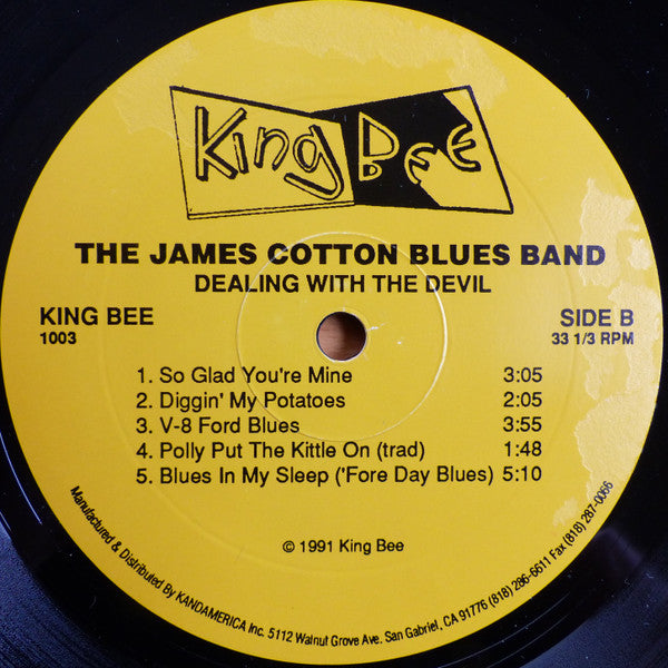 The James Cotton Blues Band - Dealing With The Devil (2xVinyl, LP, Compilation) Very Good Plus (VG+) / Very Good Plus (VG+)
