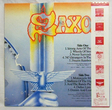 Saxon - Strong Arm Metal (Vinyl, LP, Compilation) Near Mint (NM or M-) / Good Plus (G+)