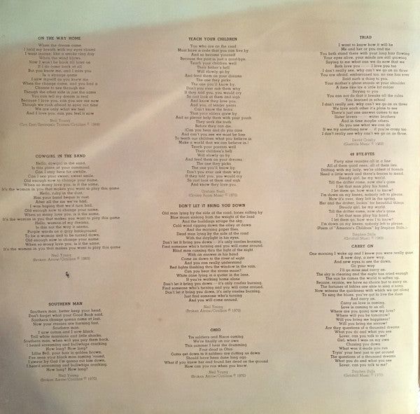 Crosby, Stills, Nash & Young - 4 Way Street (Vinyl, LP, Album, Reis...