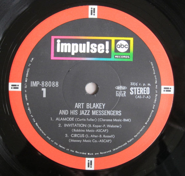 Art Blakey & The Jazz Messengers - Art Blakey & The Jazz Messengers (Vinyl, LP, Album, Reissue, Stereo) Very Good Plus (VG+) / Very Good (VG)