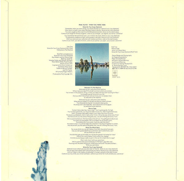Pink Floyd - Wish You Were Here = 炎 (あなたがここにいてほしい) (Vinyl, LP, Album)