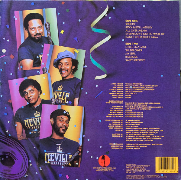 The Neville Brothers - Nevillization II: Live At Tipitina's (Vinyl, LP, Album) Very Good Plus (VG+) / Very Good (VG)