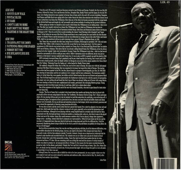 The Animals - The Animals With Sonny Boy Williamson (Vinyl, LP, Compilation) Very Good Plus (VG+) / Very Good Plus (VG+)