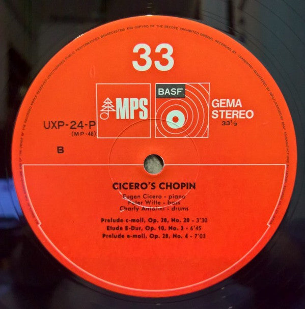 Eugen Cicero - Cicero's Chopin (Vinyl, LP, Album) Very Good Plus (VG+) / Very Good Plus (VG+)