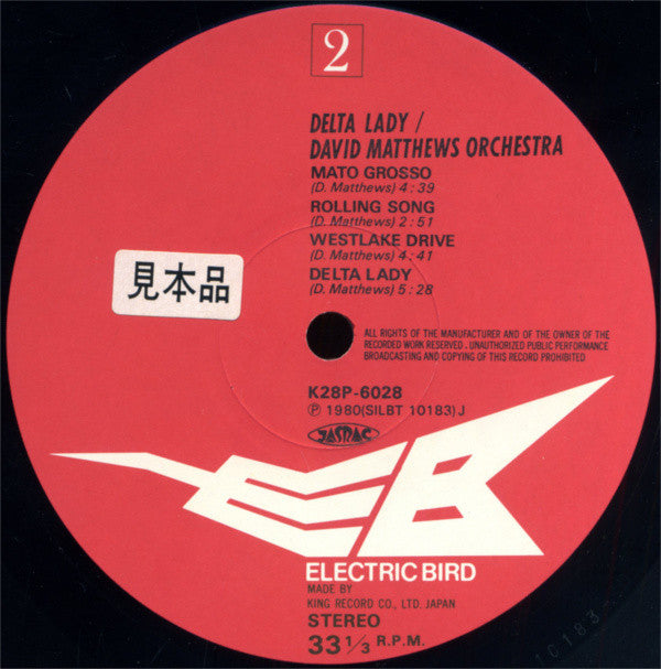 David Matthews Orchestra - Delta Lady (Vinyl, LP, Album)
