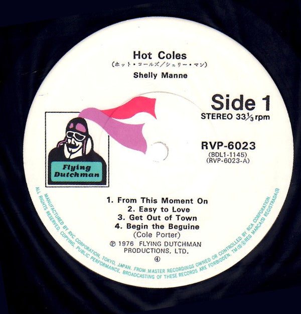 Shelly Manne - Hot Coles (Vinyl, LP, Album, Reissue, Stereo) Very Good Plus (VG+) / Very Good (VG)