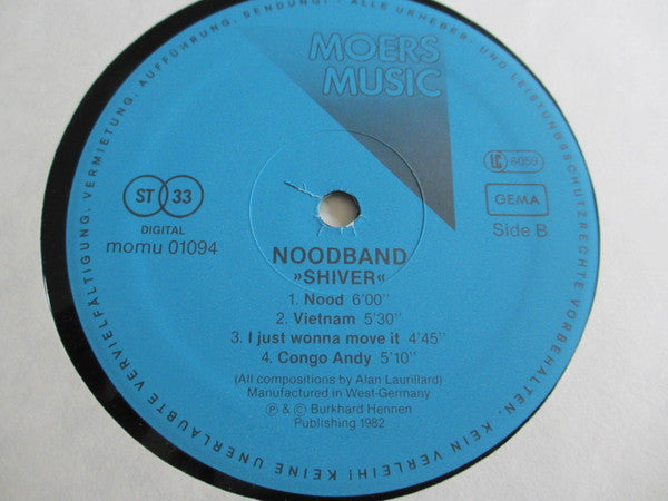 Noodband - Shiver (Vinyl, LP, Album) Very Good (VG) / Very Good (VG)