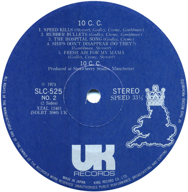 10cc - 10cc (Vinyl, LP, Album, Stereo)