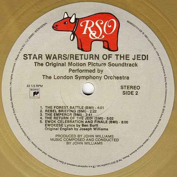 John Williams (4) - Star Wars / Return Of The Jedi - The Original Motion Picture Soundtrack (Vinyl, LP) Very Good Plus (VG+) / Very Good (VG)