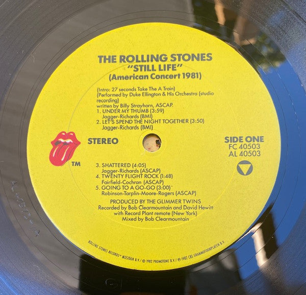 The Rolling Stones - Still Life (American Concert 1981) (Vinyl, LP, Album, Reissue) Near Mint (NM or M-) / Very Good Plus (VG+)