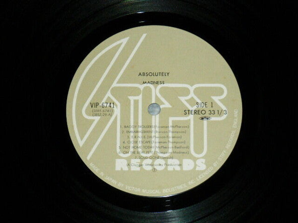 Madness - Absolutely (Vinyl, LP, Album) Very Good Plus (VG+) / Very Good Plus (VG+)