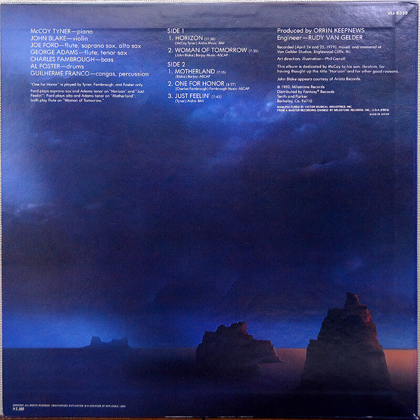 McCoy Tyner - Horizon (Vinyl, LP, Album) Very Good (VG) / Very Good (VG)