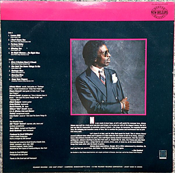 Johnny Adams - After Dark (Vinyl, LP, Album) Very Good Plus (VG+) / Very Good Plus (VG+)