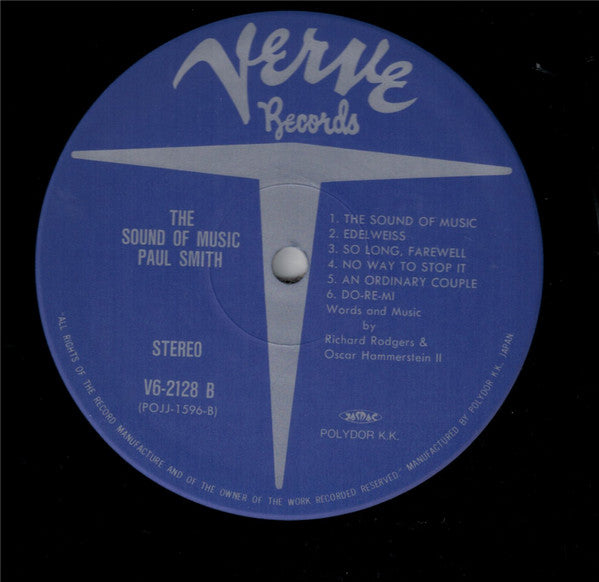 Paul Smith Quartet - The Sound Of Music (Vinyl, LP, Album, Reissue, Stereo) Near Mint (NM or M-) / Very Good Plus (VG+)