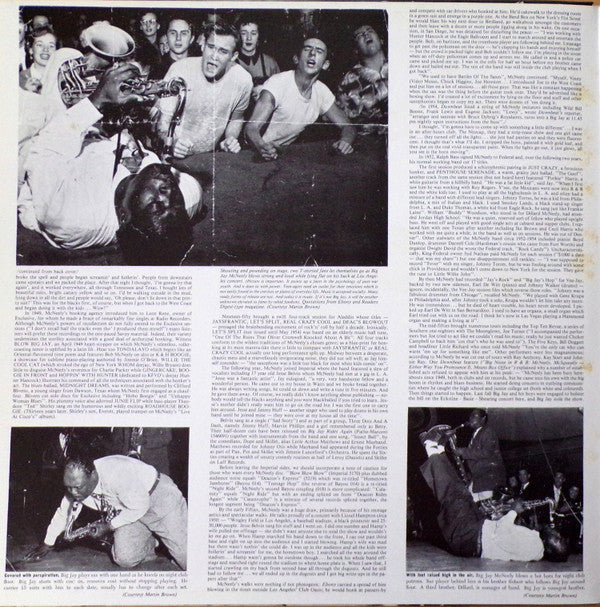 Big Jay McNeely - Roadhouse Boogie (Vinyl, LP, Compilation, Mono) Very Good Plus (VG+) / Very Good (VG)
