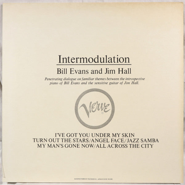 Bill Evans - Intermodulation (Vinyl, LP, Album, Reissue, Stereo) Very Good Plus (VG+) / Very Good Plus (VG+)