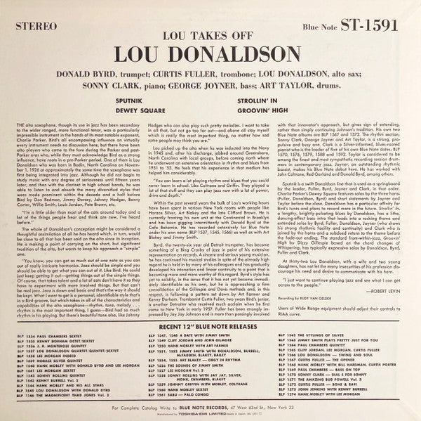 Lou Donaldson - Lou Takes Off (Vinyl, LP, Album, Limited Edition, Reissue, Stereo) Near Mint (NM or M-) / Near Mint (NM or M-)
