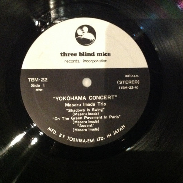 Masaru Imada Trio - Yokohama Concert (Vinyl, LP, Album) Very Good Plus (VG+) / Good Plus (G+)