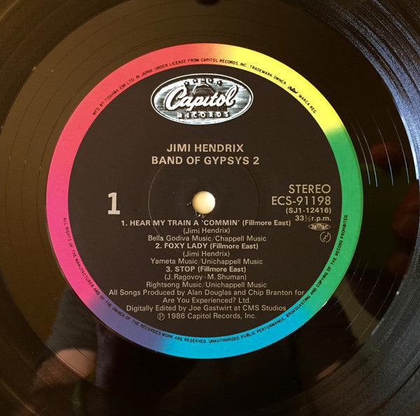 Jimi Hendrix - Band Of Gypsys 2 (Vinyl, LP, Album)