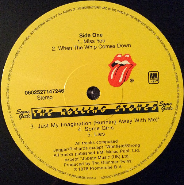 The Rolling Stones - Some Girls (Vinyl, LP, Album, Reissue, Remastered) Very Good Plus (VG+) / Very Good Plus (VG+)