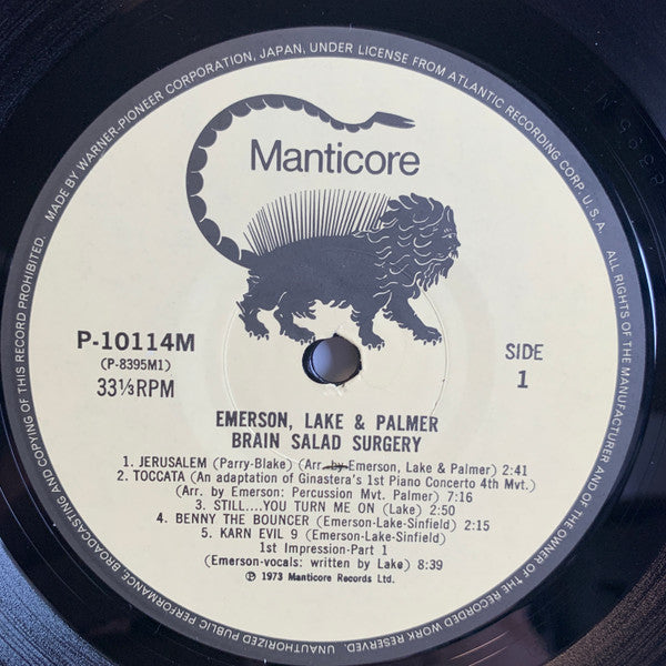 Emerson, Lake & Palmer - Brain Salad Surgery (Vinyl, LP, Album, Rei...