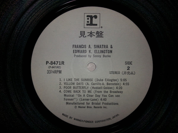 Frank Sinatra - Francis A. & Edward K. (Vinyl, LP, Album, Promo, Reissue, Stereo) Very Good Plus (VG+) / Very Good Plus (VG+)