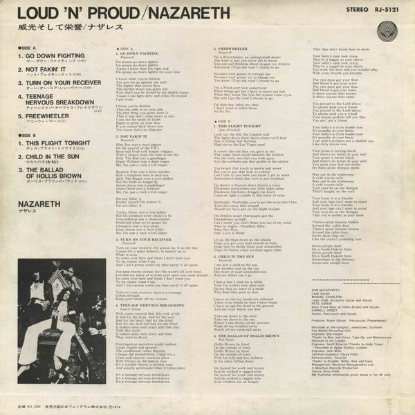 Nazareth (2) - Loud'N'Proud (Vinyl, LP, Album)