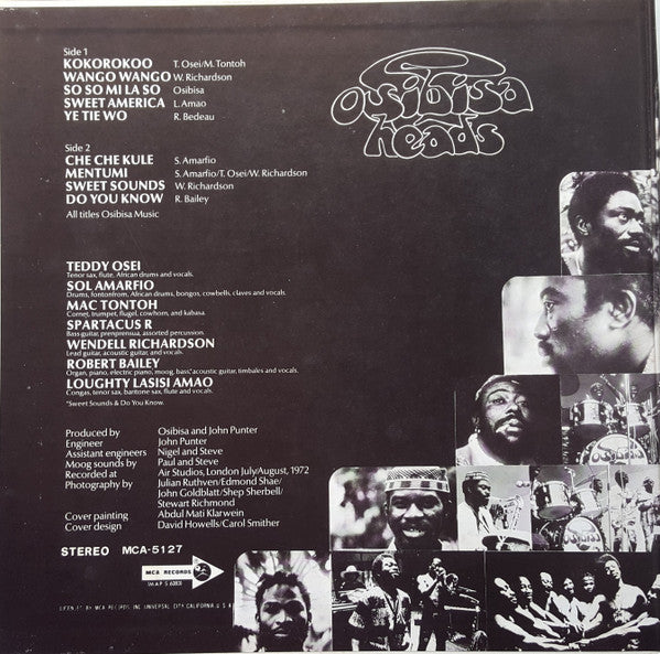 Osibisa - Heads = オシビサIII / ヘッズ (Vinyl, LP, Album, Stereo) Very Good (VG) / Very Good (VG)