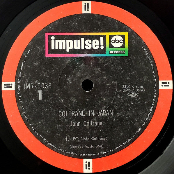 John Coltrane - Coltrane In Japan (2xVinyl, Vinyl, Box Set, LP, LP, Single Sided, Album) Very Good Plus (VG+) / Very Good (VG)