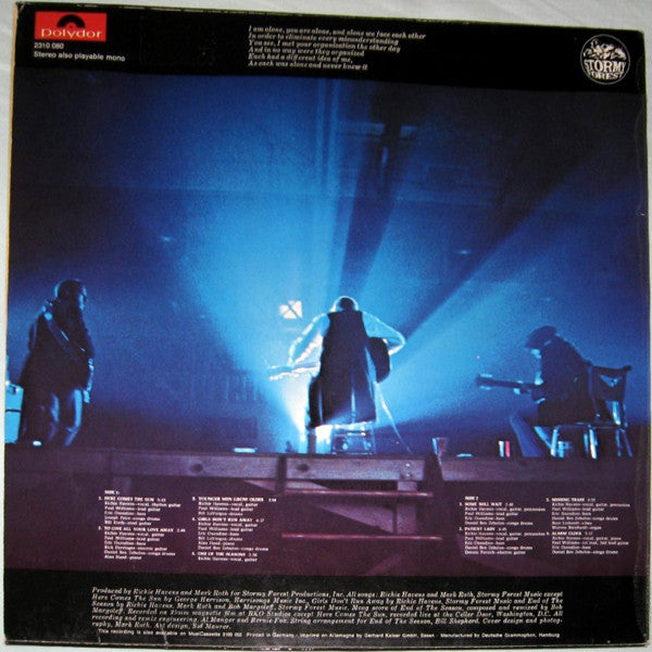 Richie Havens - Alarm Clock (Vinyl, LP, Album) Good Plus (G+) / Very Good (VG)