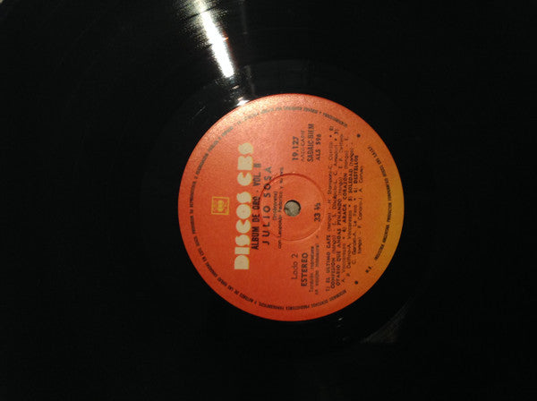 Julio Sosa - Álbum De Oro Vol. 2 (Vinyl, LP, Compilation) Very Good Plus (VG+) / Very Good (VG)