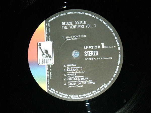 The Ventures - The Ventures Vol. 1 (2xVinyl, LP, Compilation, Stereo) Very Good (VG) / Good Plus (G+)