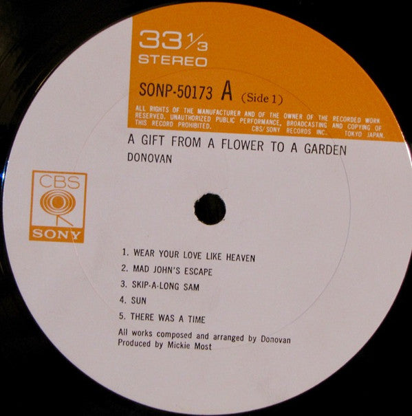 Donovan - A Gift From A Flower To A Garden (2xVinyl, LP, Album, Stereo) Very Good Plus (VG+) / Good Plus (G+)