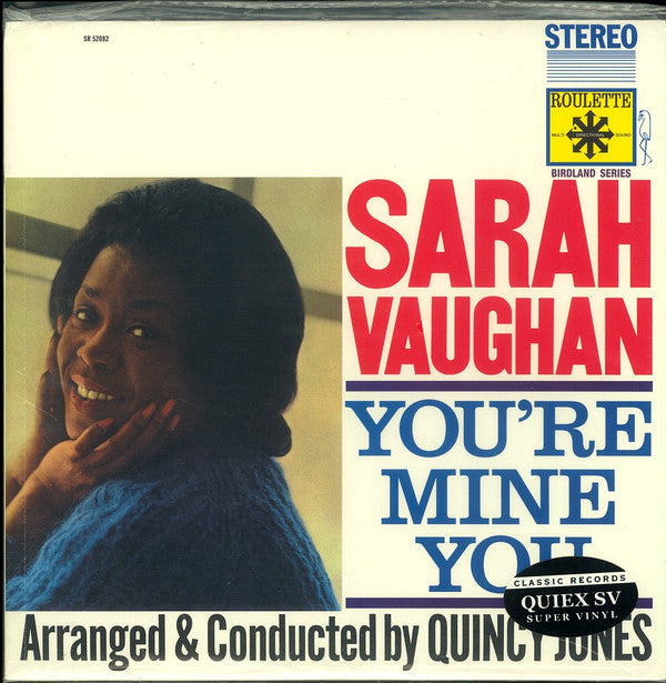 Sarah Vaughan - You're Mine You (Vinyl, LP, Album, Reissue, Remastered, Stereo) Near Mint (NM or M-) / Near Mint (NM or M-)