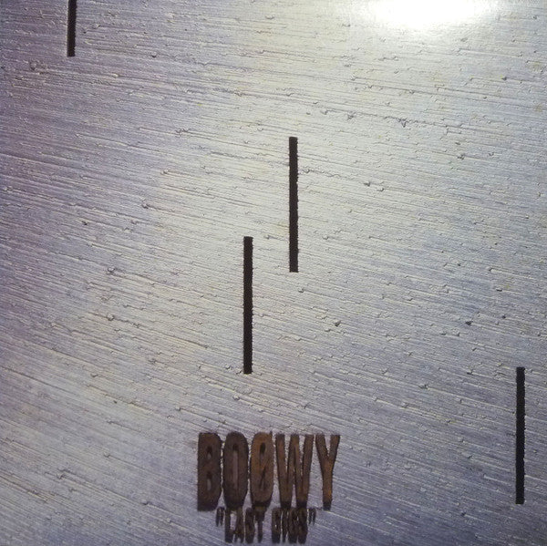 Boøwy - "Last Gigs" (Vinyl, LP, Album, Stereo)