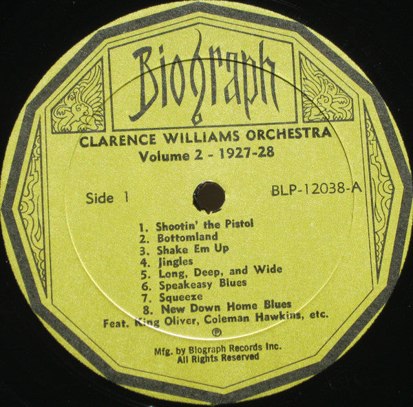 Clarence Williams And His Orchestra - 1927-1928 Vol. 2 (Vinyl, LP, Album, Compilation) Good Plus (G+) / Very Good (VG)