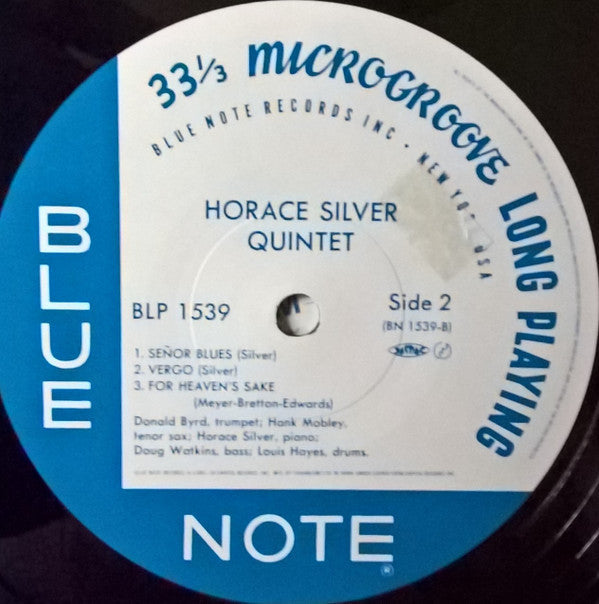 The Horace Silver Quintet - 6 Pieces Of Silver (Vinyl, LP, Album, Reissue, Mono) Very Good Plus (VG+) / Near Mint (NM or M-)