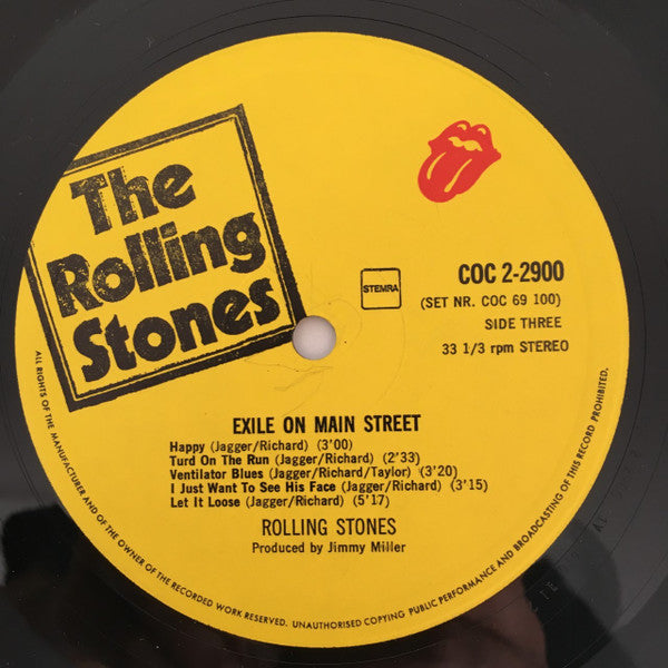 The Rolling Stones - Exile On Main St. (2xVinyl, LP, Album) Very Good Plus (VG+) / Good Plus (G+)